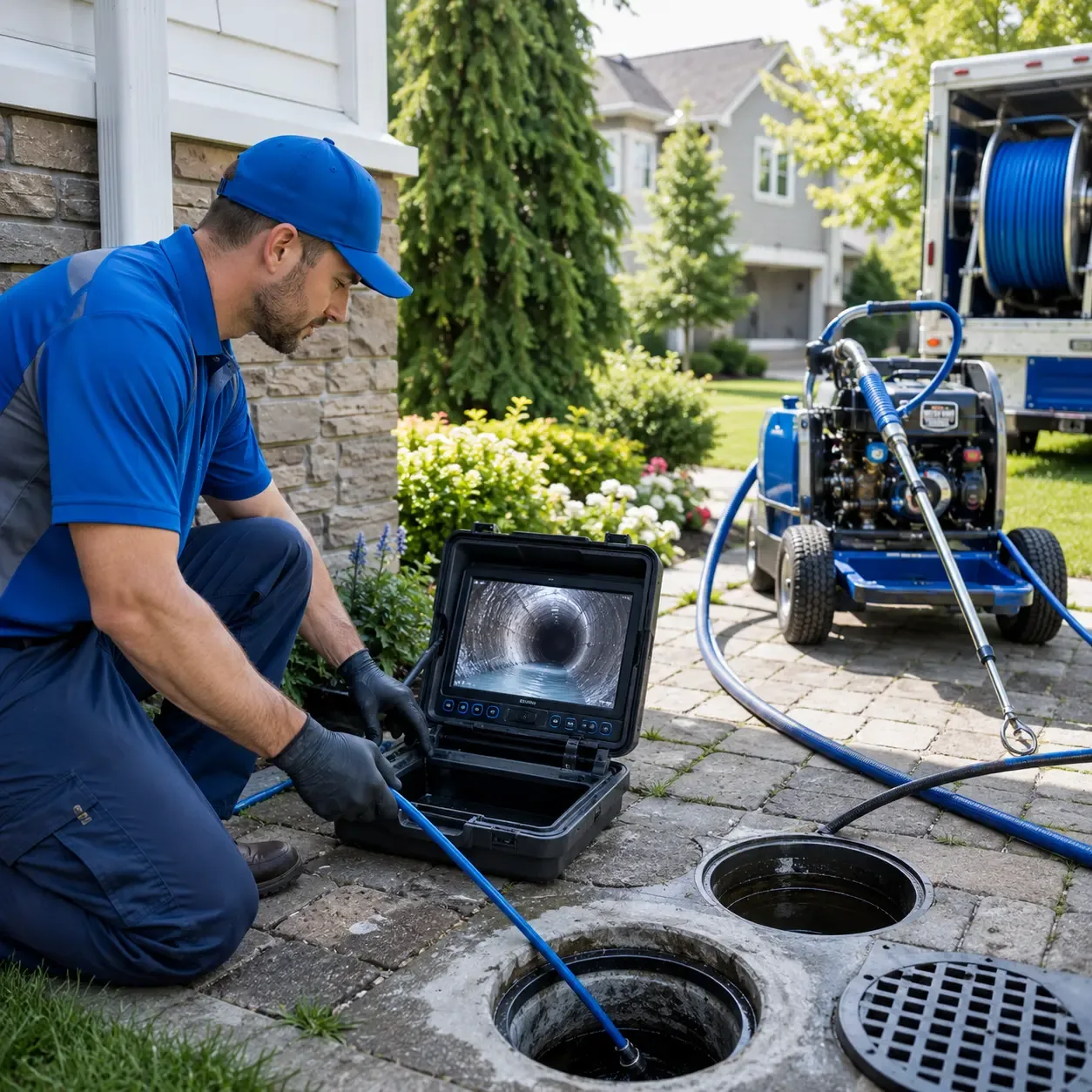 Outdoor drain cleaning professionals serving Lewiston, NY